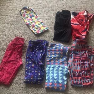 LulaRoe Youth L/xL legging bundle